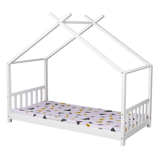 Cama cabaña GASPARD para niños 190x90cm blanco Cama cabaña GASPARD para niños 190x90cm blanco