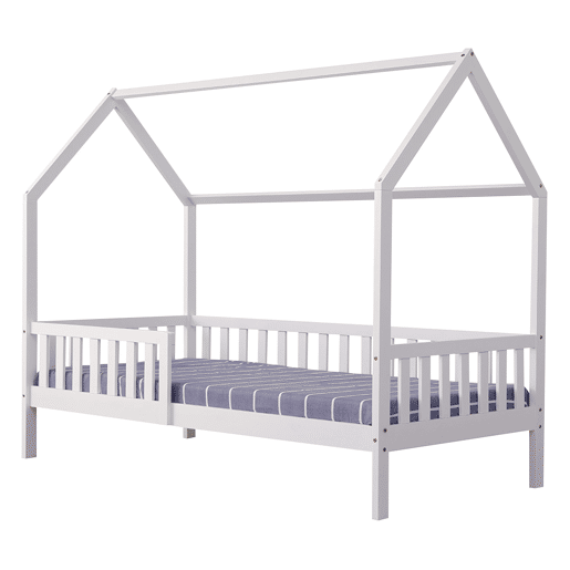 Cama cabaña infantil 190x90cm blanca MARCEAU