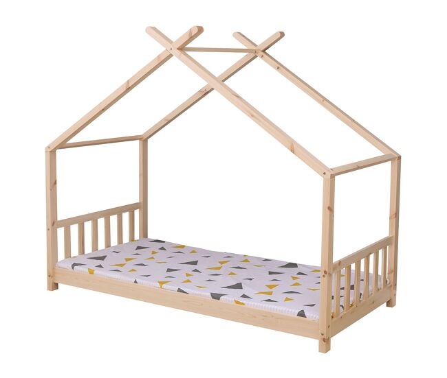 Cama de madera GASPARD para niños 98x196