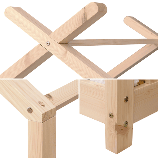 Cama cabaña GASPARD para niños 190x90cm en madera