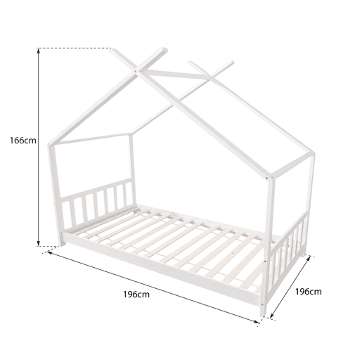 Cama cabaña GASPARD para niños 190x90cm en madera