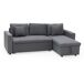 Sofá cama esquinero de 3 plazas CLARK Sofá cama esquinero de 3 plazas CLARK Gris