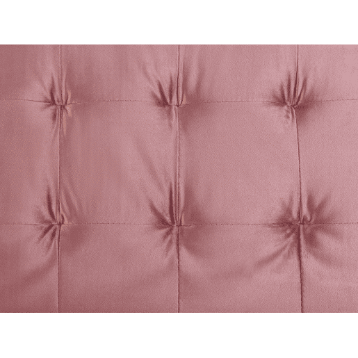 Sofá-cama de 3 lugares em veludo rosadourado MARSTAL