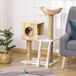 Árbol para Gatos Aglomerado de Madera, Totora, Poliéster PawHut Árbol para Gatos Aglomerado de Madera, Totora, Poliéster PawHut Marron