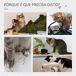 Árbol para Gato Aglomerado de Madera, Felpa y Yute PawHut Árbol para Gato Aglomerado de Madera, Felpa y Yute PawHut Gris