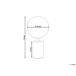 Lámpara de mesa BOYD Beliani Lámpara de mesa BOYD Beliani Dorado