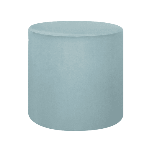 Pufe LOVETT Veludo Verde menta 47 cm 47 cm 46 cm