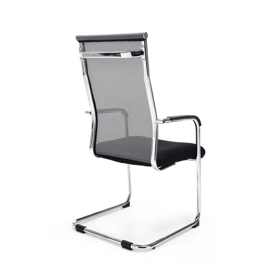 Cadeira de conferência Brenda assento ergonómico com apoios de braços Cor Cinzento