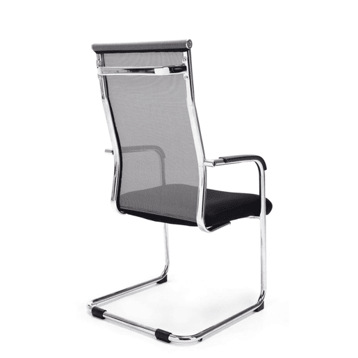 Conjunto de 2 cadeiras de conferência Cadeira Brenda articulada com assento e apoios de braços ergonómicos 55x62x106,5 cm (LxLxA) Cor Cinzento