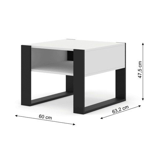 Mesa Centro MONDI 60x60x47 Mesa Centro MONDI 60x60x47