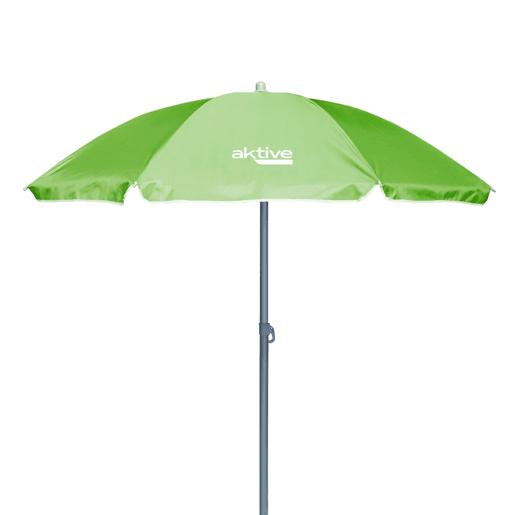 Guarda-sol Ø180 cm inclinável com proteção UV50 verde Aktive