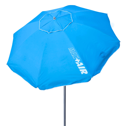 Aktive Guarda-sol de praia anti-vento 8 varetas 200 cm azul