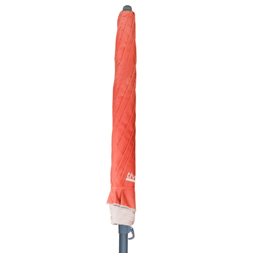 Guarda-sol Ø180 cm com mastro basculante e proteção UV50 vermelho Aktive