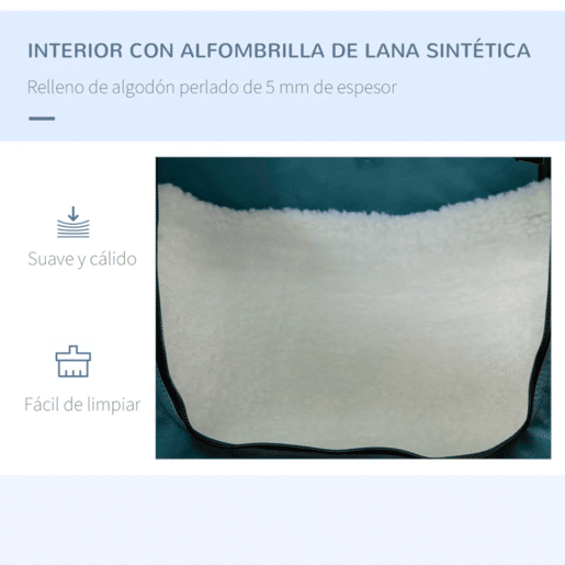 PawHut Transportadora para Cães e Gatos Bolsa Portátil e Dobrável para Animais de Estimação Transportadora com 3 Portas e Almofada Suave 60x42x42 cm Azul