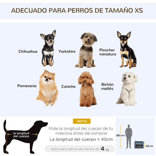 PawHut Transportadora para Cães e Gatos Bolsa Portátil e Dobrável para Animais de Estimação Transportadora com 3 Portas e Almofada Suave 60x42x42 cm Azul