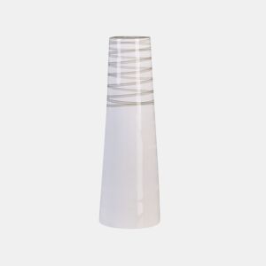 Jarro decorativo TARRAGONA Cerâmica 57 cm Branco