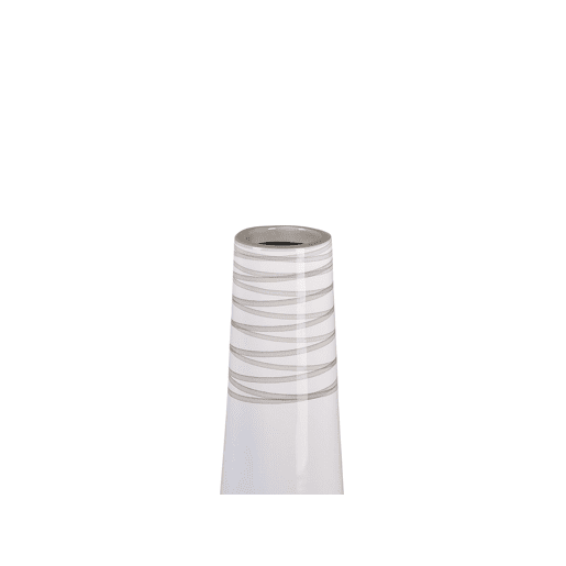 Jarro decorativo TARRAGONA Cerâmica 57 cm Branco