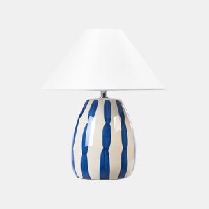 Candeeiro de mesa LUCHETTI Cerâmica BrancoAzul