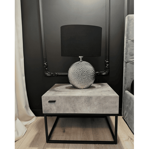 Candeeiro de mesa NASVA Cerâmica Prateado
