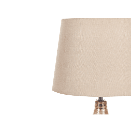Candeeiro de mesa WARI Cerâmica Castanho dourado