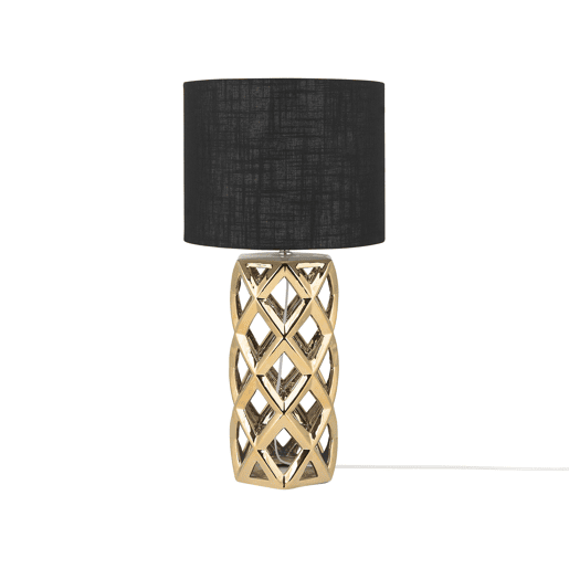 Candeeiro de mesa SELJA Cerâmica Dourado