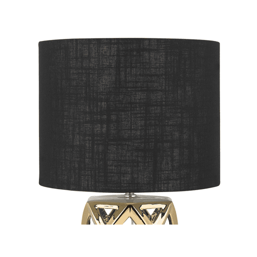 Candeeiro de mesa SELJA Cerâmica Dourado