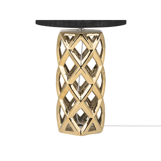 Candeeiro de mesa SELJA Cerâmica Dourado