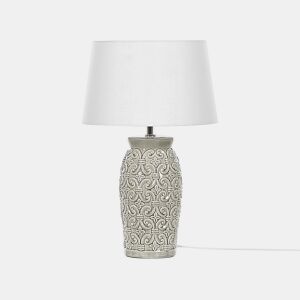 Candeeiro de mesa KHOPER Cerâmica Cinzento