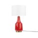 Beliani Lámpara de mesa TRIVERSA Beliani Lámpara de mesa TRIVERSA Rojo
