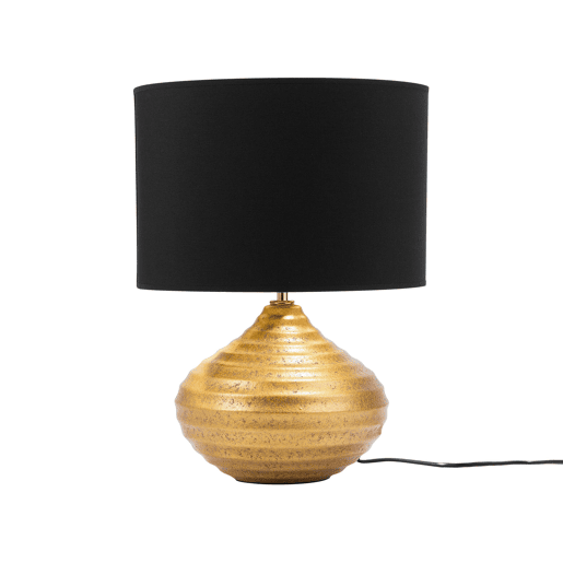 Candeeiro de mesa dourado 42 cm KUBAN