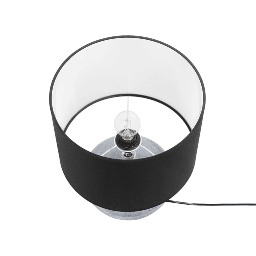 Candeeiro de mesa KUBAN Cerâmica Prateado