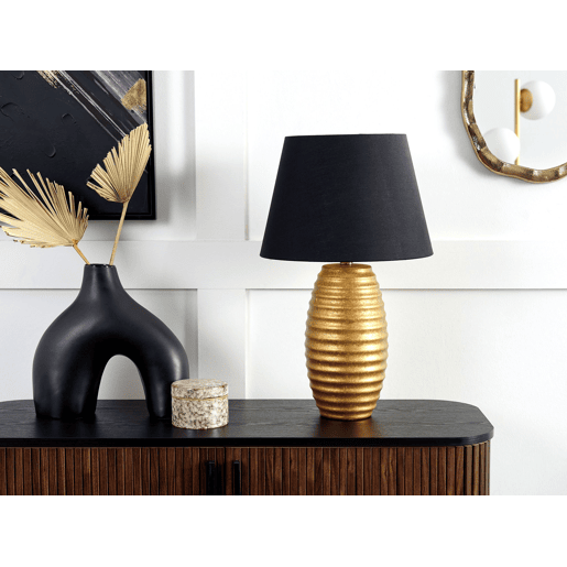 Candeeiro de mesa dourado EBRO 180x33x33 cm