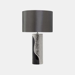 Candeeiro de mesa AIKEN Porcelana Preto