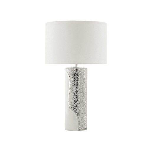 Candeeiro de mesa AIKEN Porcelana Branco
