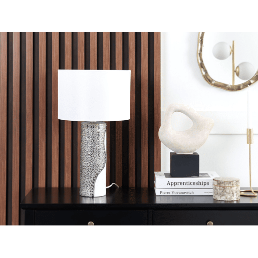 Candeeiro de mesa AIKEN Porcelana Branco