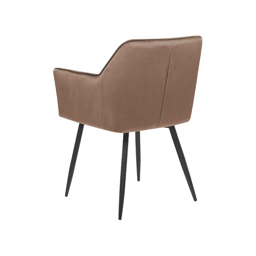 Conjunto de 2 cadeiras de jantar JASMIN Veludo Castanho