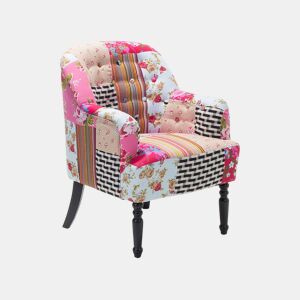 Poltrona MANDAL Tecido Rosa