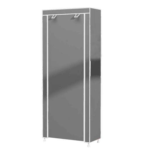 Sapateira de tecido com portas de correr 160x60x30 cm