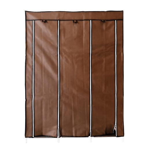Armário Penteadeira Tecido Com Portas Zip e Bolsos Laterais Nyana Home Medidas 170x127x45cm Armário Penteadeira Tecido Com Portas Zip e Bolsos Laterais Nyana Home Medidas 170x127x45cm