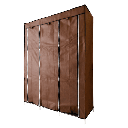 Armário Penteadeira Tecido Com Portas Zip e Bolsos Laterais Nyana Home Medidas 170x127x45cm Armário Penteadeira Tecido Com Portas Zip e Bolsos Laterais Nyana Home Medidas 170x127x45cm