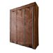 Armario Vestidor Tela Con Puertas Cremallera Nyana Home Armario Vestidor Tela Con Puertas Cremallera Nyana Home Marrón