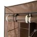 Armario Vestidor Tela Con Puertas Cremallera Nyana Home Armario Vestidor Tela Con Puertas Cremallera Nyana Home Marrón