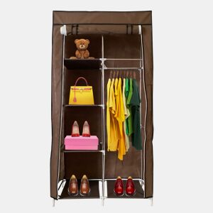 Armário Penteadeira Tecido Com Portas Zip e Bolsos Laterais Nyana Home Medidas 170x105x45cm