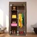 Armario Vestidor Tela Con Puertas Cremallera Nyana Home Armario Vestidor Tela Con Puertas Cremallera Nyana Home Marrón