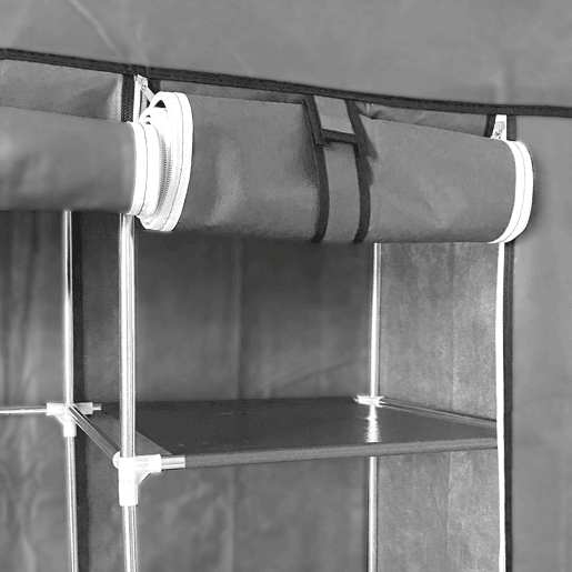 Armário Penteadeira Tecido Com Portas Zip Nyana Home Mede 170x130x45cm