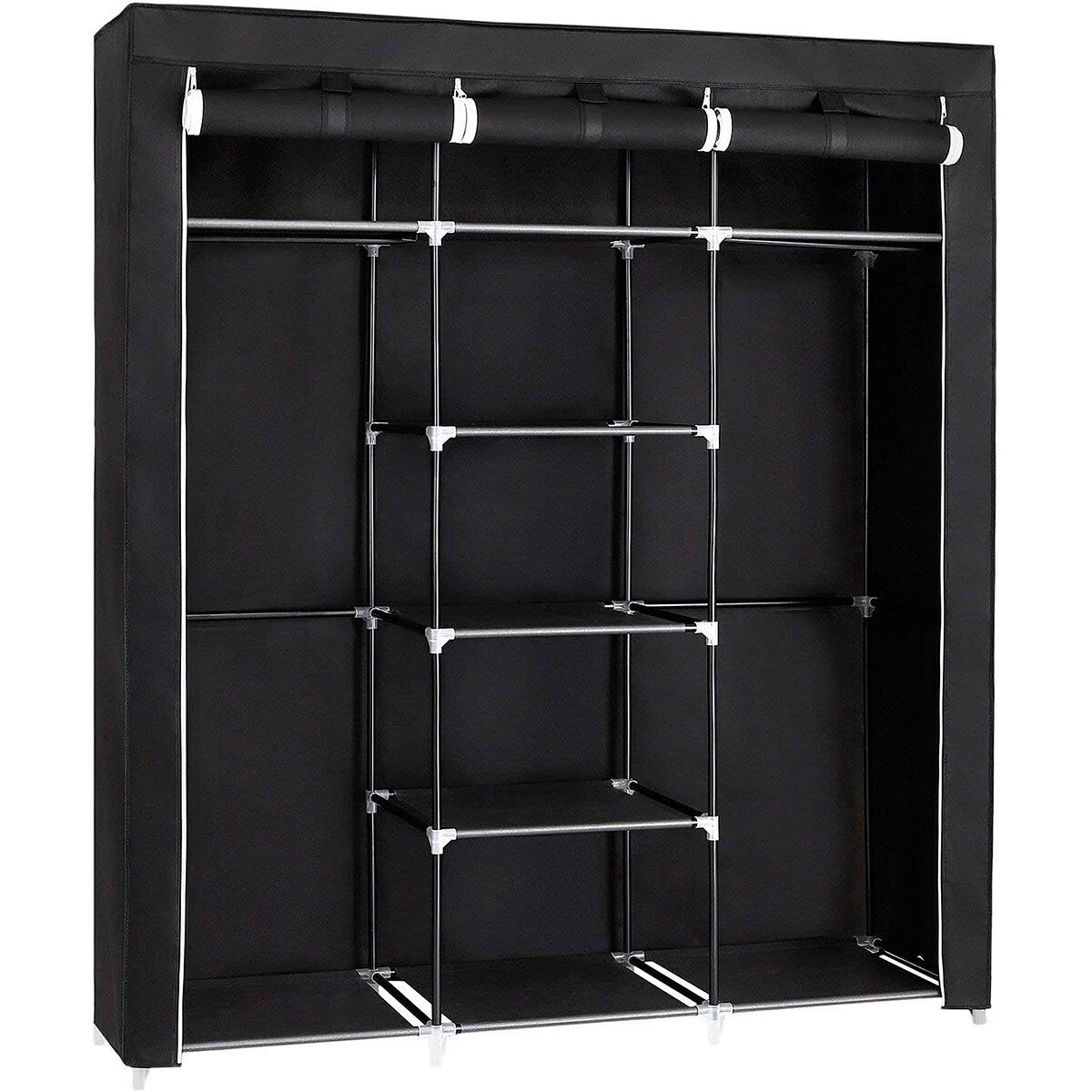 Armario Vestidor de Tela Nyana Home 150 Negro