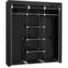 Guarda-roupa Tecido Nyana Home 170x150x45cm, 3 portas, 7 furos, 1 guarda-roupa