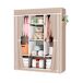 Armario Vestidor Tela Con Puertas Cremallera Nyana Home 127 Armario Vestidor Tela Con Puertas Cremallera Nyana Home 127 Beige