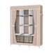 Armario Vestidor Tela Con Puertas Cremallera Nyana Home 127 Armario Vestidor Tela Con Puertas Cremallera Nyana Home 127 Beige