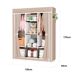 Armario Vestidor Tela Con Puertas Cremallera Nyana Home 127 Armario Vestidor Tela Con Puertas Cremallera Nyana Home 127 Beige